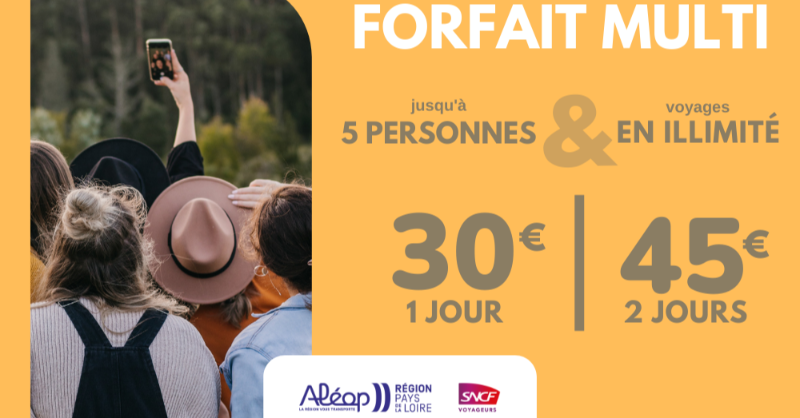 TERPays2LaLoire's tweet photo. [#jyVaisEnTER] C'est lundi mais on prépare déjà l'escapade du week-end en famille ! 👨‍👩‍👧‍👧 (Re)Découvrez @lesMachinesNtes accessibles en #TER. Profitez du #ForfaitMulti pour voyager jusqu'à 5 personnes en illimité 1 ou 2 jour(s) sur le @reseau_Aleop. #JournéeInternationaleDesFamilles