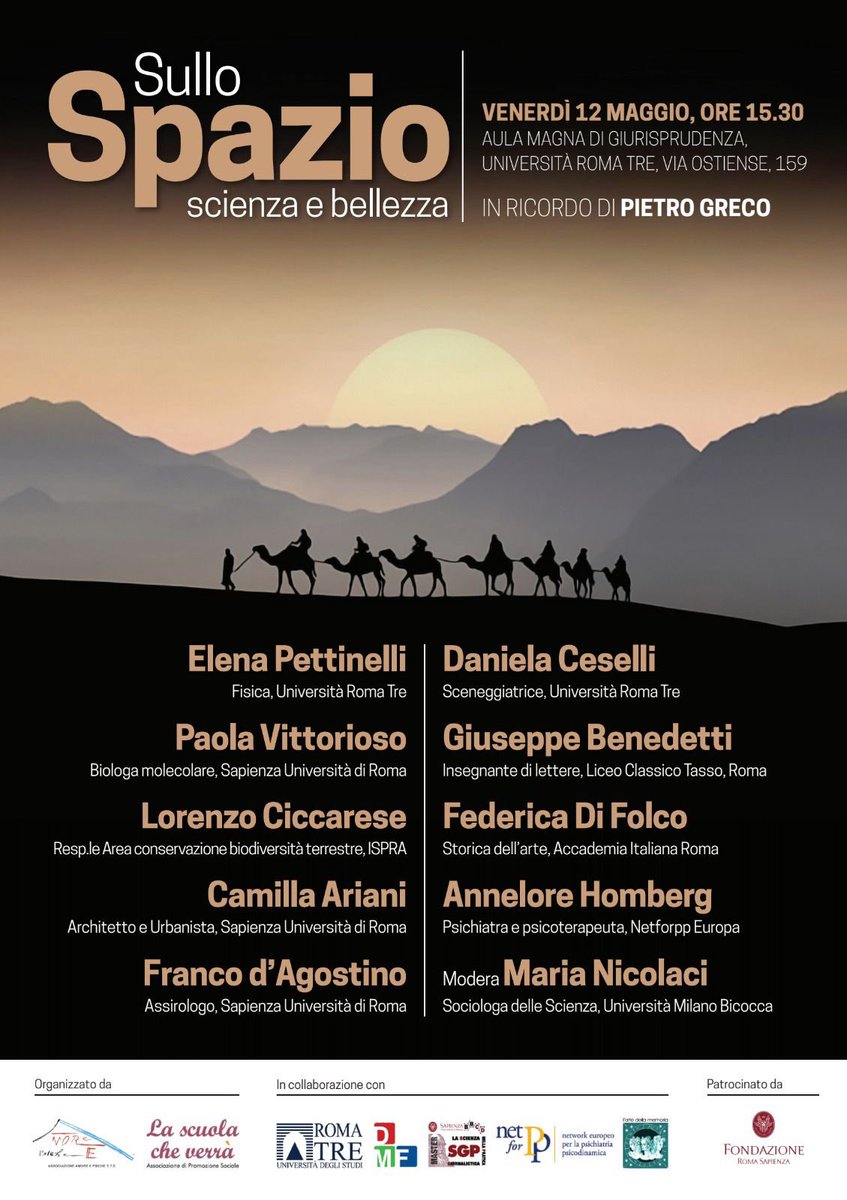 maria (@m_nicolaci) on Twitter photo A tra poco, a <a href="/UniRomaTre/">UniRomaTre Supporto ®️</a>, per parlare di #Spazio zigzagando tra #Arte e #Scienza A tra poco, a <a href="/UniRomaTre/">UniRomaTre Supporto ®️</a>, per parlare di #Spazio zigzagando tra #Arte e #Scienza