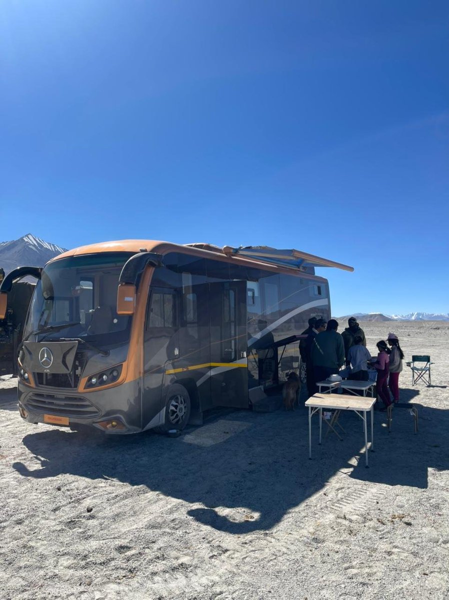 JcblLimited's tweet image. #FridayMusing
To travel is to explore.
Our JCBL Caravan will take you on an adventure like no other, and offer you a safe, fully customized experience, closest to nature. From the moment you step onto this marvel on wheels, we'll ensure that you have the best time of your life.