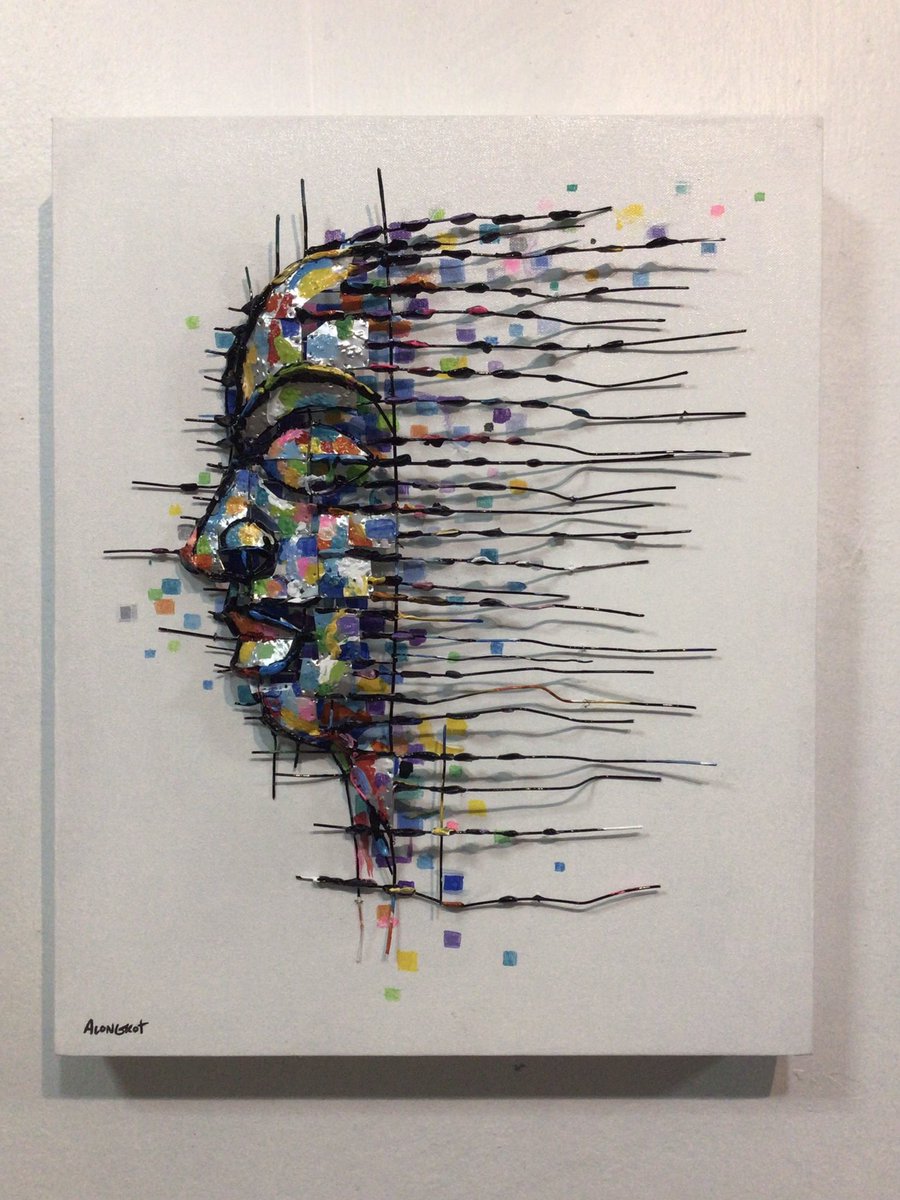 color of life 49x39cm.#art #artforsale #Bangkok #sculpture