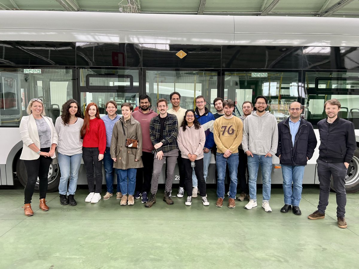 Our PhD team is visiting top-notch Belgian #hydrogen facilities today to see how their work benefits industry. We started with an amazing tour of the <a href="/vanhool/">Van Hool</a> plants in Lier and learned about their #fuelcell technology and #hydrogen buses