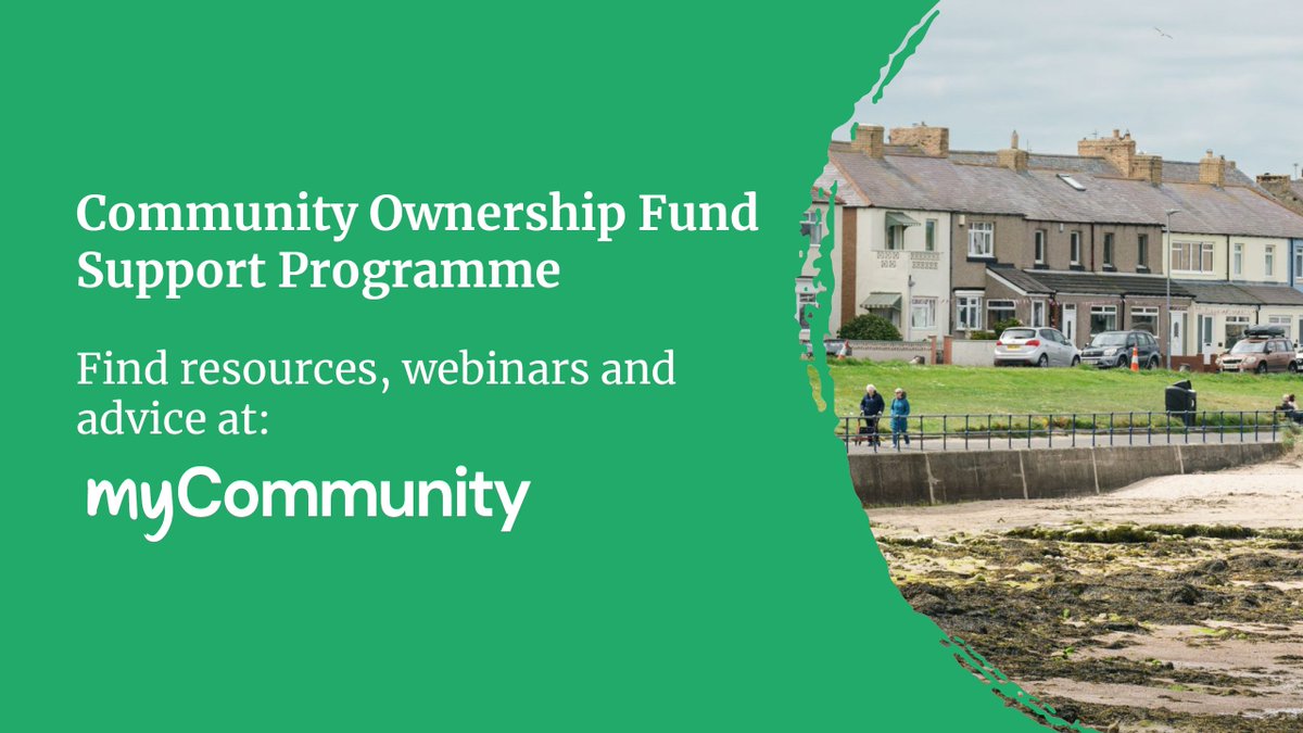 📢The new round 3 prospectus for @luhc's #CommunityOwnershipFund is here. For help understanding eligibility & how to write a strong application to the fund:
1⃣  take a look at our resources 📑
2⃣ sign up to a webinar 🖥️
3⃣ contact our advice service☎️

mycommunity.org.uk/community-owne…