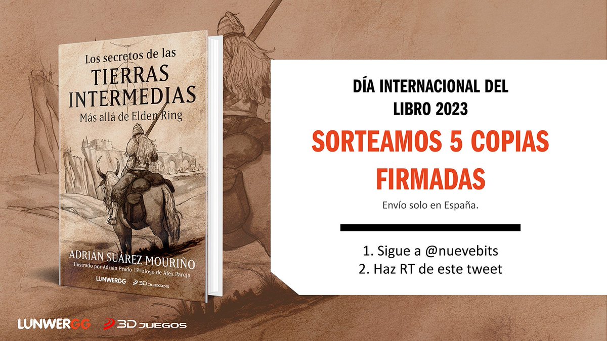 Como ha quedado un libro de Los Secretitos de Elden Ring sin reclamar en este sorteo. Vamos a hacer uno express

Solo hay que seguirme y hacer RT a este mensaje. Doy el ganador hoy a las 20:00

Al que gane se lo mando firmado y dedicado.