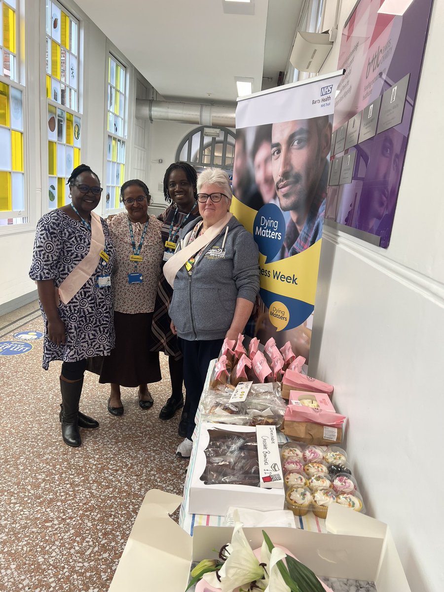 BartsEOLC's tweet photo. Dying Matters Awareness week at Whipps Cross Hospital https://t.co/ufJ2NpP1gl