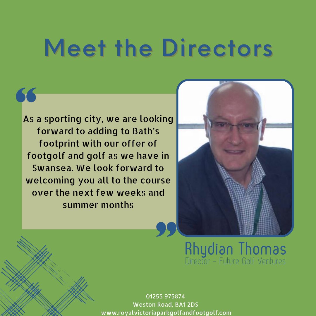 Meet our directors! ⚽️⛳️ #rvpgolffootgolf #futuregolfventures