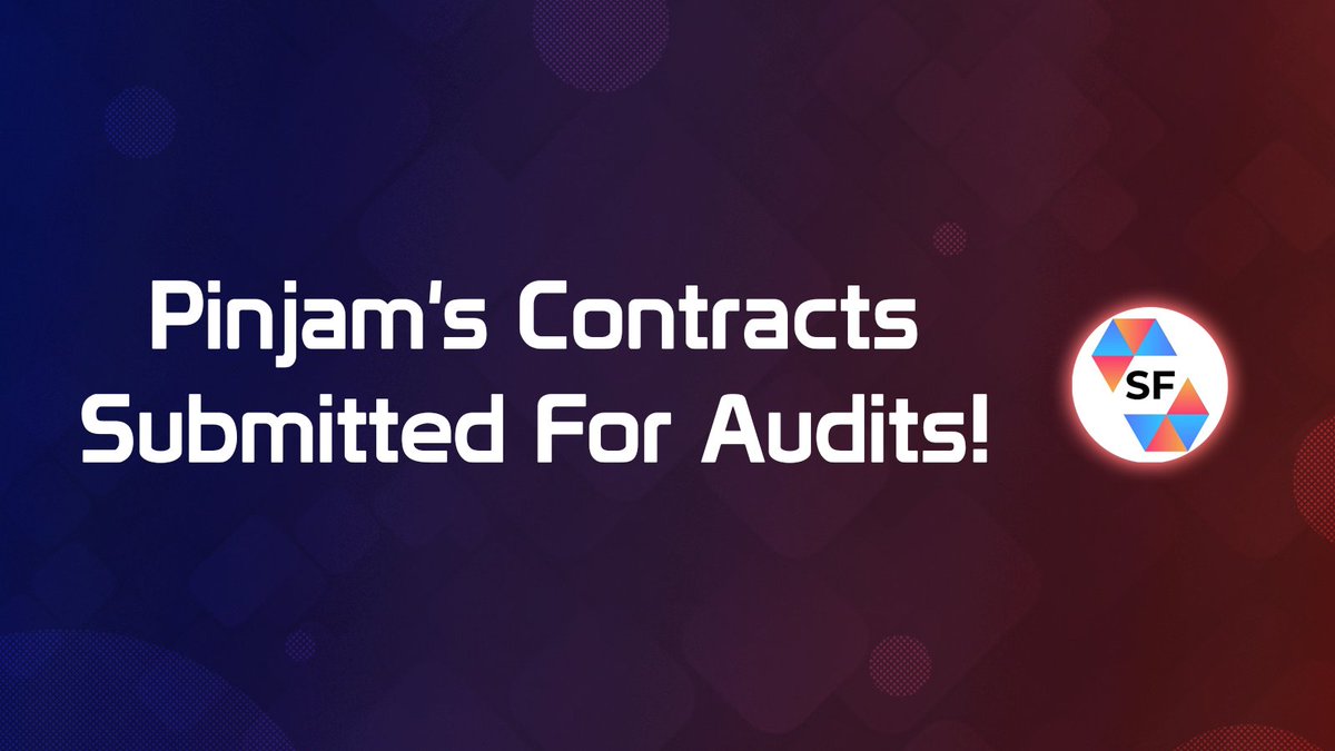 PinjamLabs's tweet photo. The Pinjam team has submitted our smart contracts for audits review to @SolidityFinance!

At Pinjam, user funds security is our top priority - and we walk the talk.

Check out this article for more info ⬇️
https://t.co/zeT3POA6j3

Prefer threads? Scroll below 🧵

#DeFi #KavaRise https://t.co/Yelrrm72SP