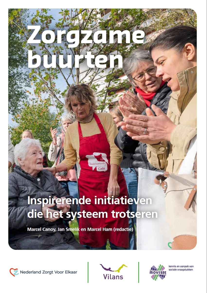 Zorgzame gemeenschappen zijn onmisbaar om de ouderenzorg toekomstbestendig te maken. Maar het systeem ligt nog té vaak dwars bij domeinoverschrijdende initiatieven. Lees de bundel en praat op 5/6 mee op het symposium in Amsterdam: nlzorgtvoorelkaar.nl/nieuws/2468959…