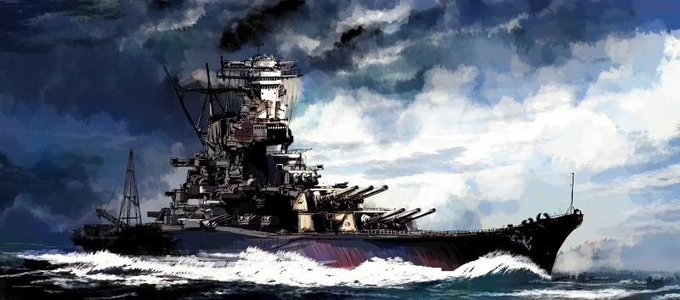 「戦艦 軍艦」のTwitter画像/イラスト(人気順)