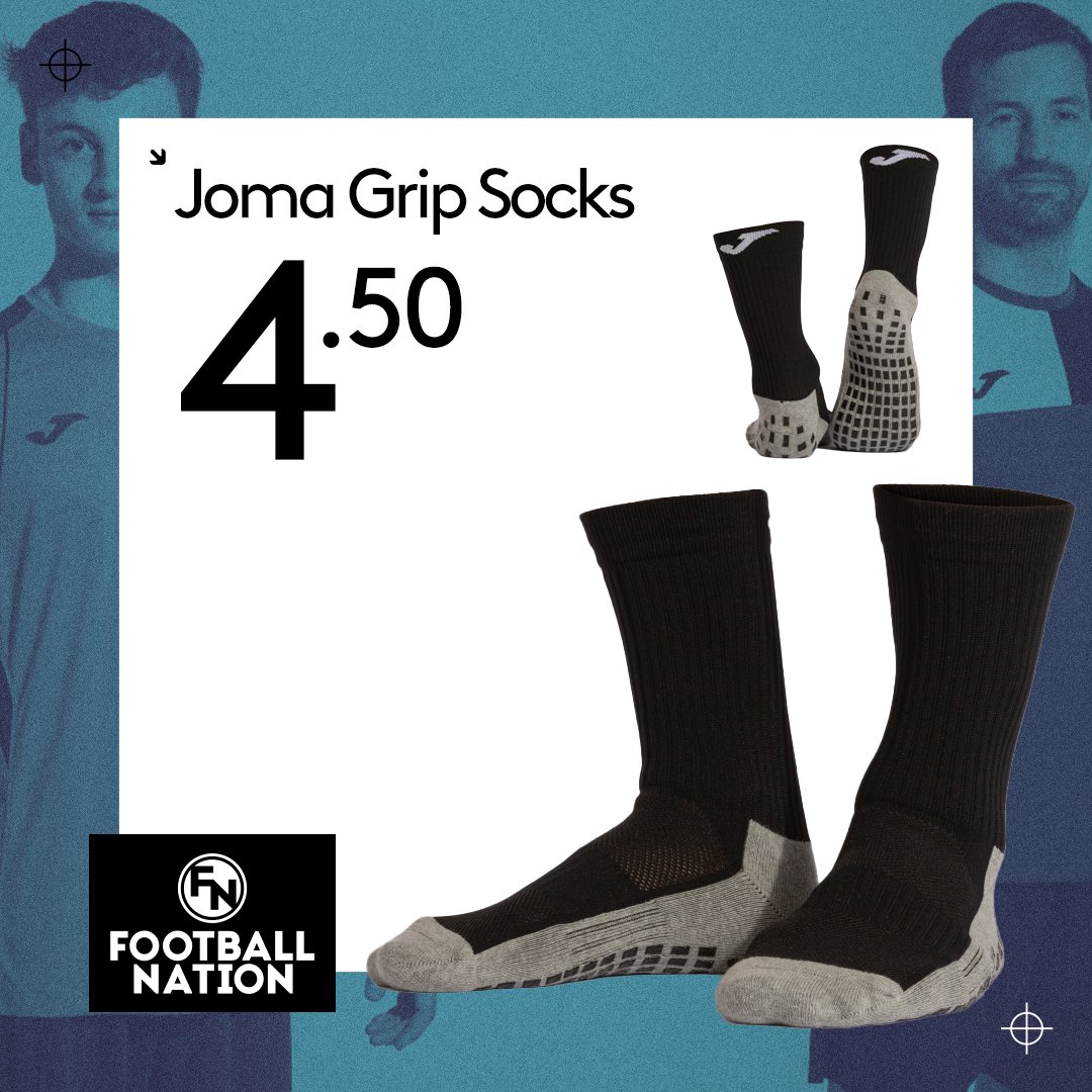 Joma's excellent Grip Socks are available in-store at our Peffermill Showrooms or you can pick them up online now ⬇️

thefootballnation.co.uk/joma-mid-rise-…

Click &amp; Collect is available.
