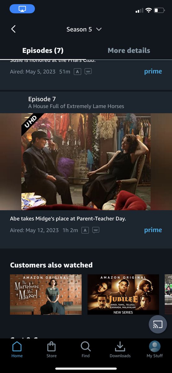 kritikadayal's tweet photo. Why can’t I watch 😭😭😭 @amazonIN @MaiselTV https://t.co/g0T2S6DIPr