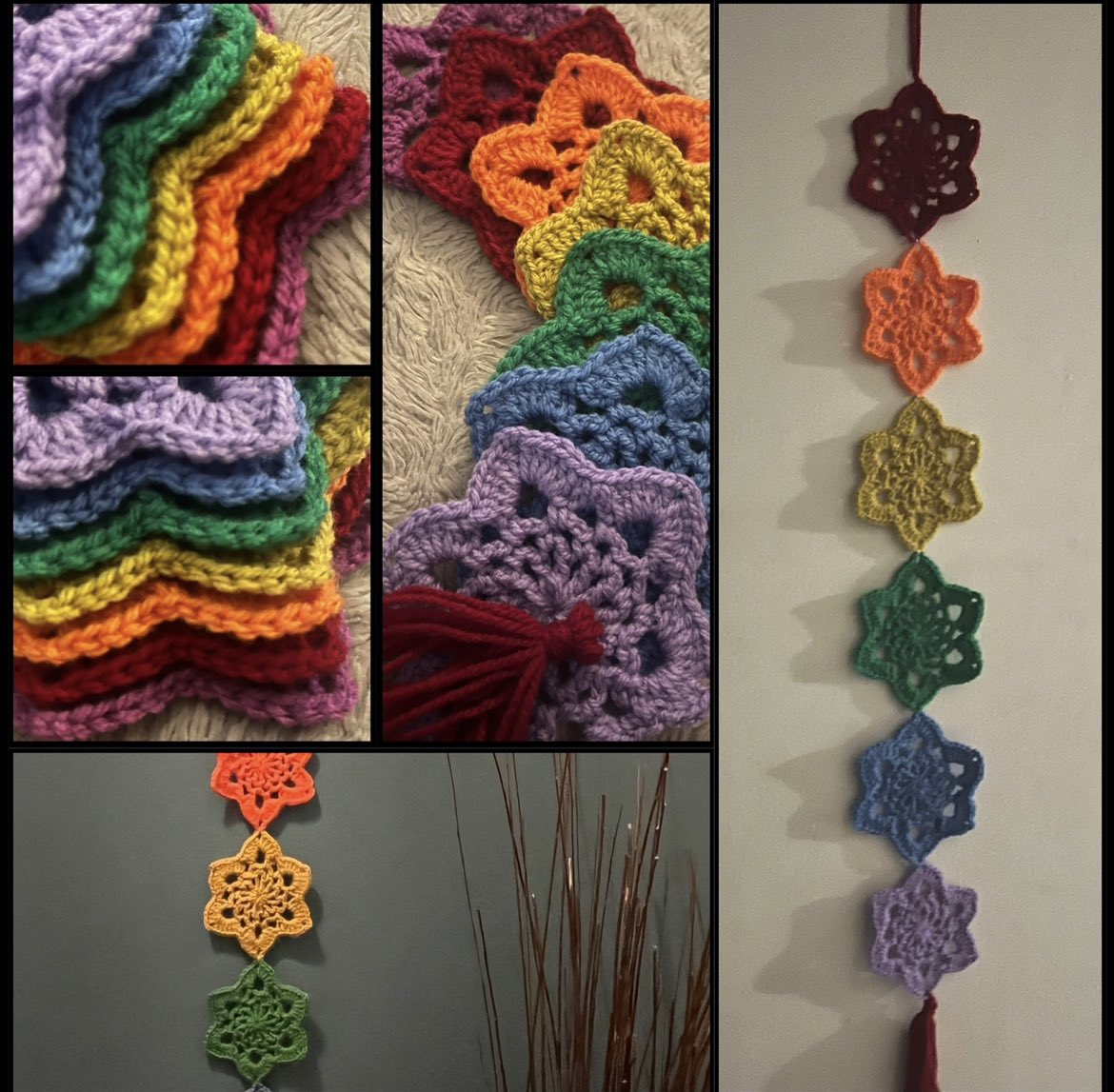 DDCrochetDesign's tweet photo. Cosmic Crochet Star Pattern #MHHSBD #elevenseshour #wip #crochet #sewing #crochetmotif #crochetpattern #crochetthrow #crochetstars #crochetscarf #Chakara #crochetdecor #bohodecor https://t.co/60mmSRbUdY https://t.co/rAelncnDEm