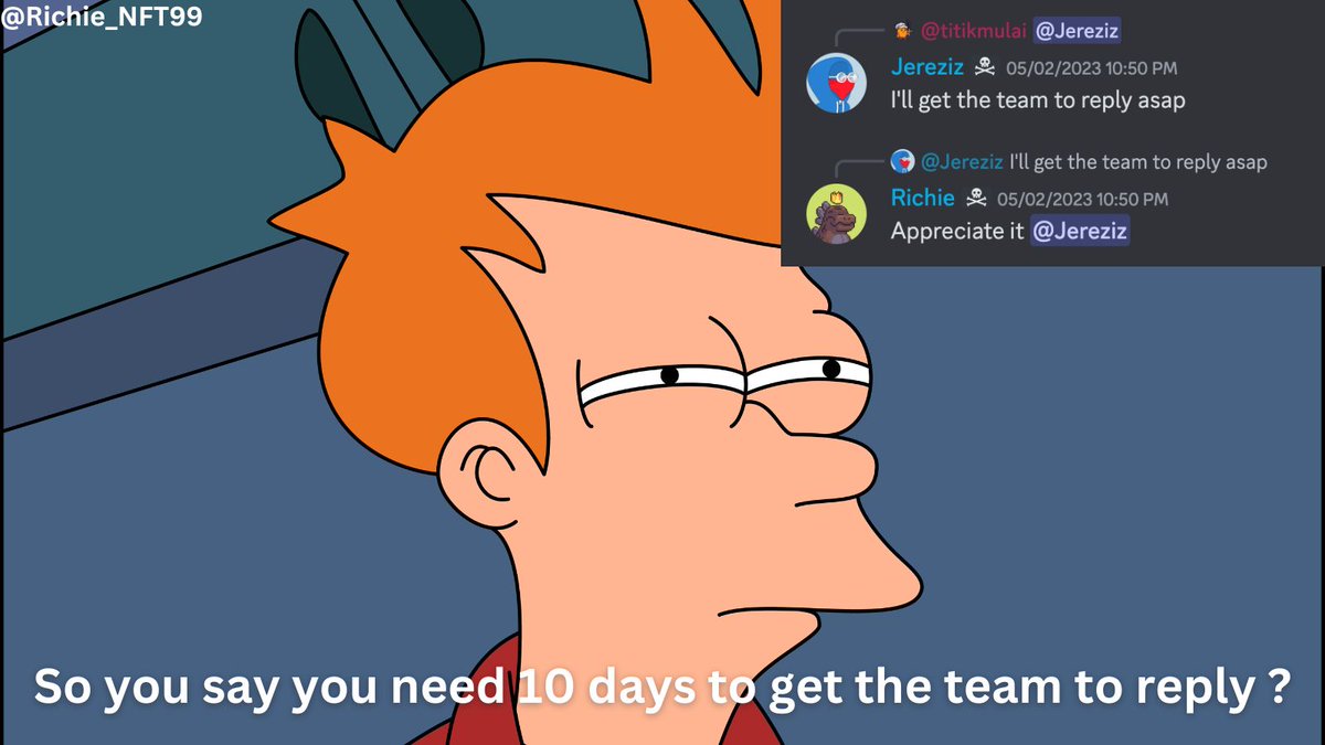 Richie_NFT99's tweet photo. A while ago, many @Memeland holders join the #GarbageMemeland contest.
And since then @jerezizzz & @garbagefriends ' team is yet to pick the winners .
So imma launch a campaign to post #meme everyday until they pick the winners
Here is my first one ๐ https://t.co/nglr2yqar7