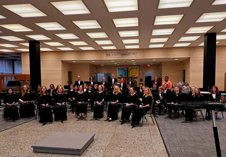 whsppa's tweet photo. A shout out to our WHS Wind Symphony who headed to the Iowa Band Association Conference yesterday in Des Moines, IA!  This is an enormous honor &amp; an amazing experience for our directors and students!  We're so proud of you, Warriors! #band #cwr #windsymphony https://t.co/U4vTHQ6IGh