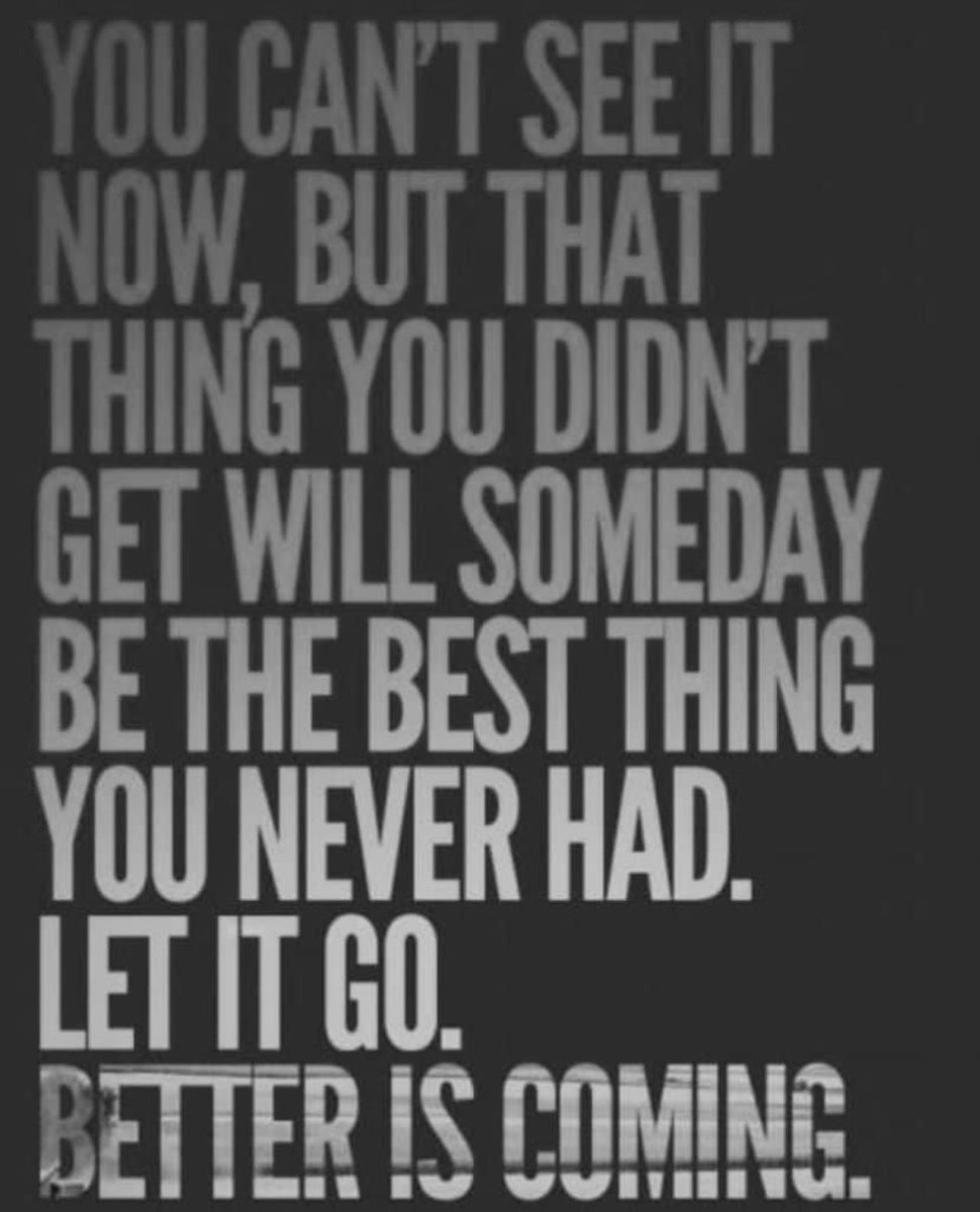 Don't cancel out the better by dwelling on the regrets, the failures, and what didn't work out. 

If your mind is always on yesterday, you're going to move in that direction. 

Better is coming, healing is coming, and breakthroughs are coming! 🙏