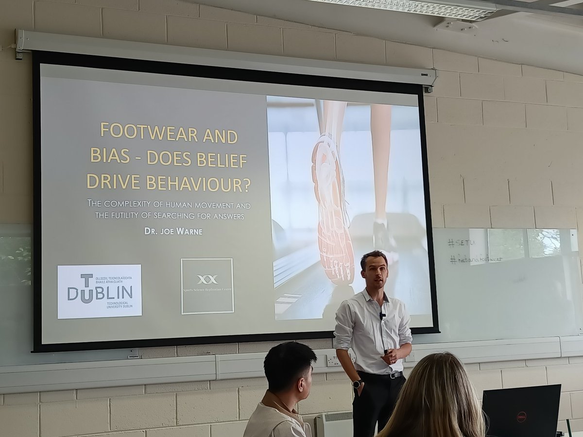 Kristian Jocher (@krisjocher) on Twitter photo <a href="/JoeWarne1/">Joe Warne</a> from <a href="/TUDublin_BN/">TU Dublin Blanchardstown</a> Talking us through Footwear and Human Bias - Does belief drive behaviour? <a href="/healthcore_SETU/">SETU healthCORE</a> <a href="/SETU_CWScience/">SETUCarlowScienceandhealth</a> <a href="/SETU_Research/">SETU_Research, Innovation and Impact</a> <a href="/peterfrancis_ie/">Peter Francis</a> <a href="/JoeWarne1/">Joe Warne</a> from <a href="/TUDublin_BN/">TU Dublin Blanchardstown</a> Talking us through Footwear and Human Bias - Does belief drive behaviour? <a href="/healthcore_SETU/">SETU healthCORE</a> <a href="/SETU_CWScience/">SETUCarlowScienceandhealth</a> <a href="/SETU_Research/">SETU_Research, Innovation and Impact</a> <a href="/peterfrancis_ie/">Peter Francis</a>