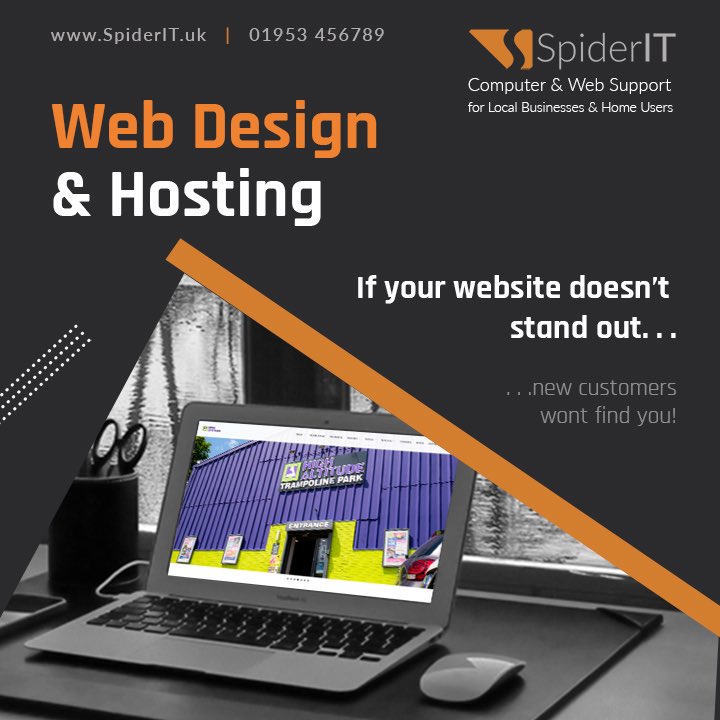 JonathanHorswel's tweet image. Your website is often the first impression people have of your business. 
An updated, modern website demonstrates professionalism, reliability, and trustworthiness, making it more likely for potential customers or clients to engage with you.
#spiderit #norfolkbusiness #websupport