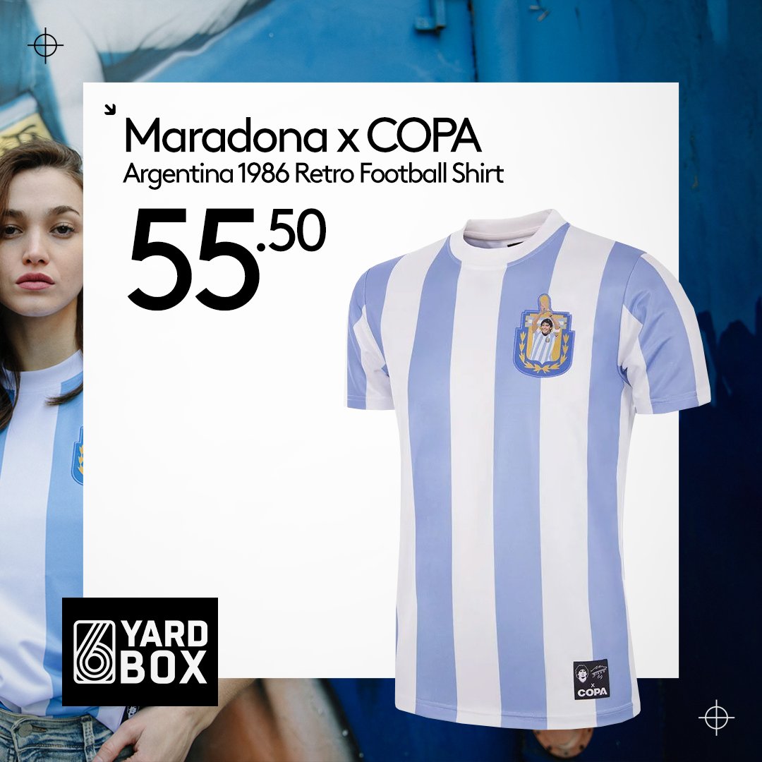 In stock now!!

Lovely Maradona x Copa Argentina Shirts complete with presentation box. 

Nice to give as a gift. Nicer to keep for yourself 😍

6yardbox.co.uk/t-shirts/6-yar…
