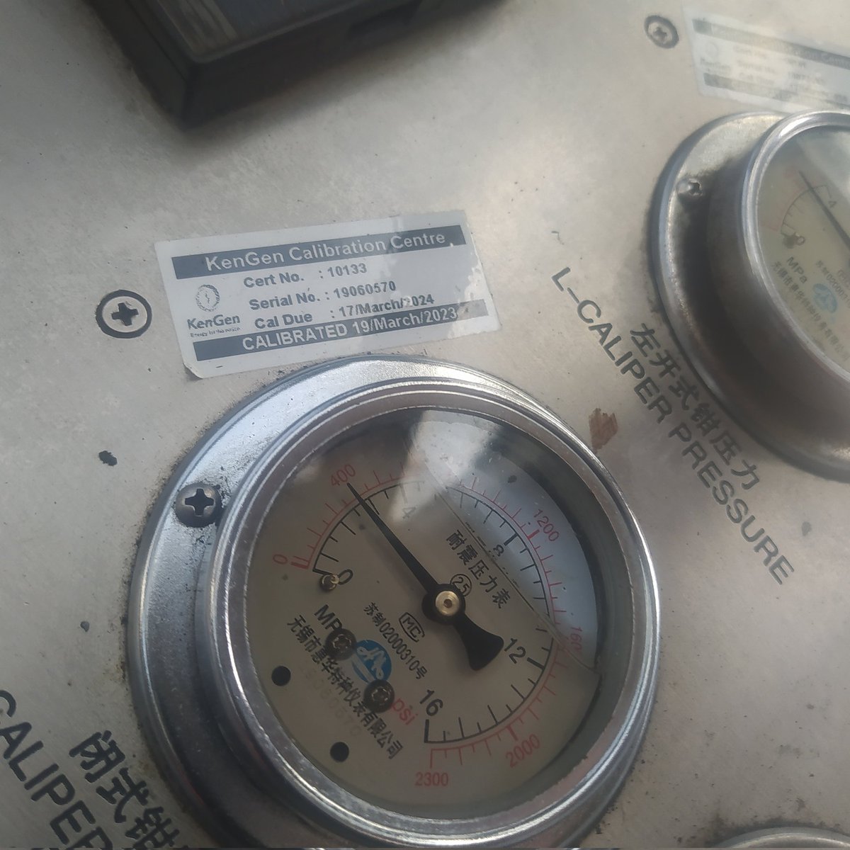 RigChiq's tweet photo. The calibration centre has come so handy in calibrating our gauges and measuring instruments ... thanks to the various innovations
A sneak peek of our driller's console 
#GreenEnergyKE
#KenGenG2G2023 https://t.co/z6sZfEUSlx