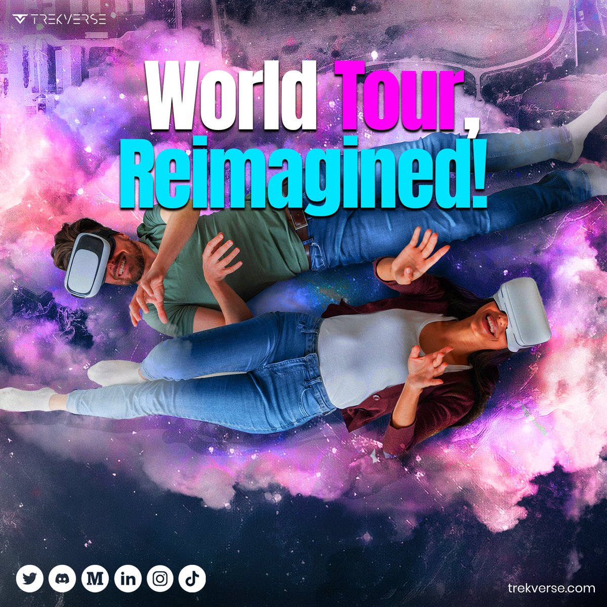 Trekverse_'s tweet photo. 🌍✨Step into the ultimate #MetaverseTourism experience! 🚀
Immerse yourself in breathtaking virtual tours of cities around the globe, all from the comfort of home. 🏙️
Start exploring now ↙
https://t.co/sFWyHFKujB
#Metaverse #blockchain #crypto306 https://t.co/fpPYg16tJW