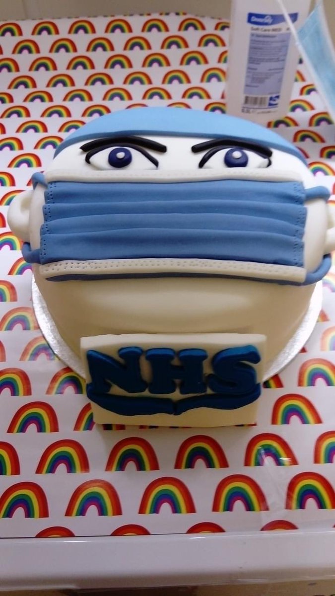 Ward8DGH's tweet photo. Happy #InternationalNursesDay to all our wonderful  nurses and thank you to SCN Julie for great leadership and amazing cake creations ! https://t.co/kzwYmacC1L