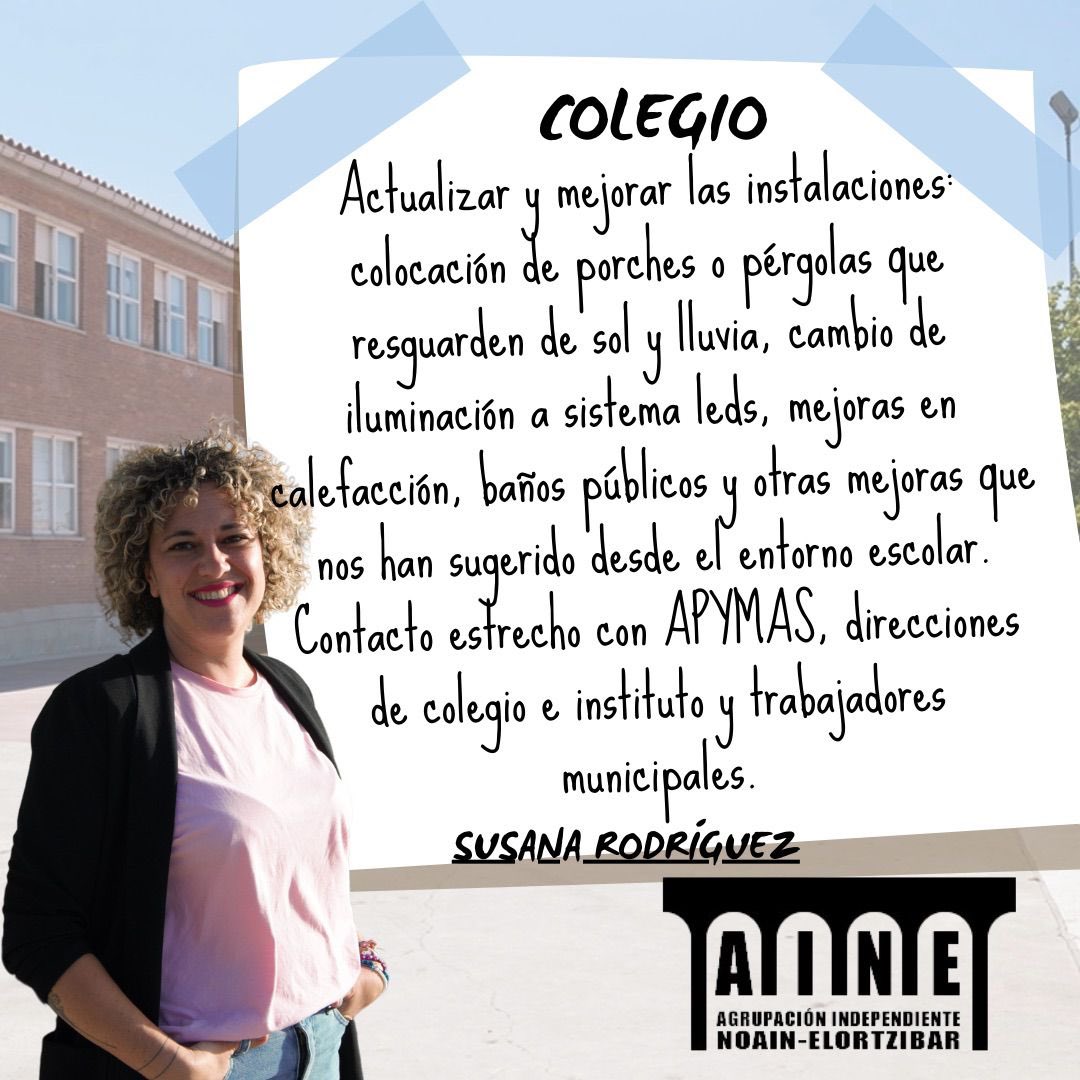 AineNoain's tweet photo. AINE piensa en sus vecinos y quiere mejorar el valle de Elorz, vosotros sois nuestra prioridad. 

VOTA AINE 📢 

#valledeelorz #elortzibar #eleccionesmunicipales2023 #noain #imarcoain #elorz #zulueta #zabalegui #yarnoz #otano #oriz #ezperun #guerendiain #torres #somosaine #aine https://t.co/M1RiqYQeqB