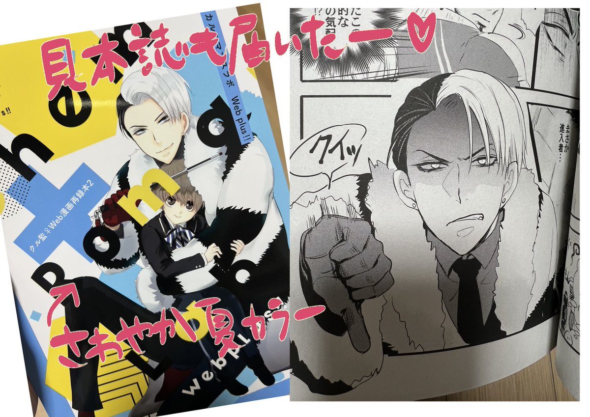 新刊見本誌、チェック終わったー! 表紙が想像以上に淡い色に…!爽やかさ満点です 本文はいつも通り綺麗に出力して頂けました あとは店舗公開設定を忘れなければ大丈夫かな