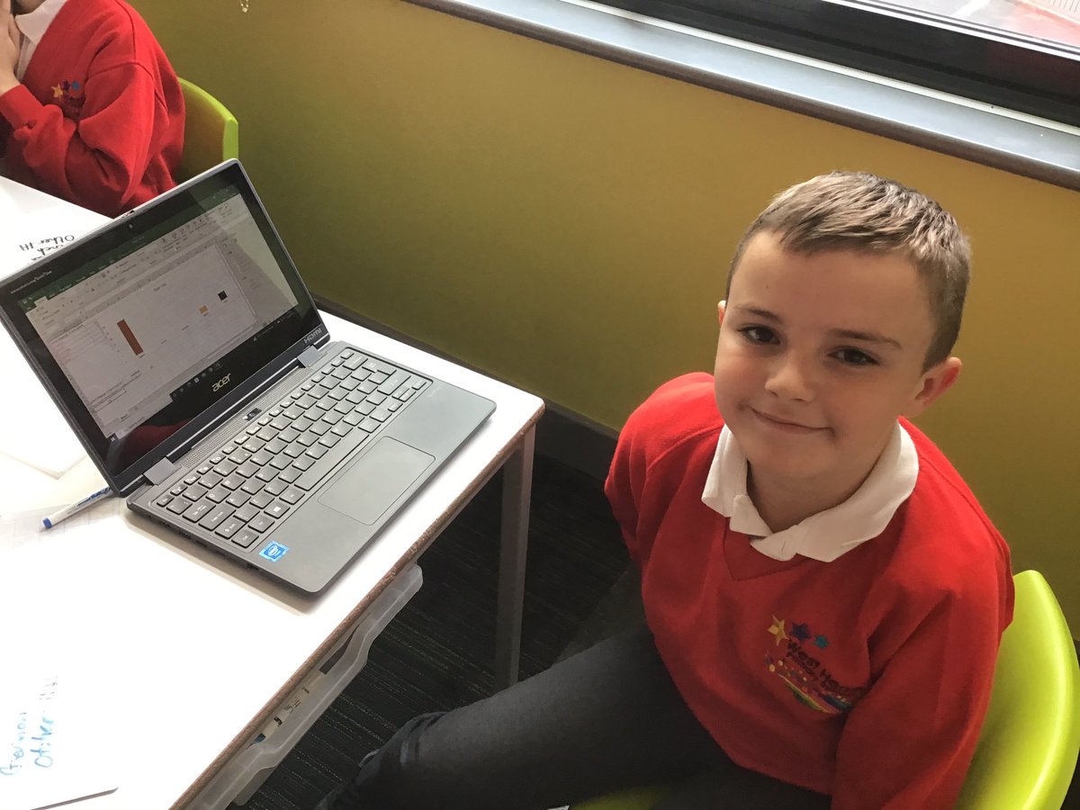 westheathprim's tweet photo. #WHPSClass9 #WHPSComputing #WHPSMaths We have enjoyed some cross-curricular work this morning by collecting data, creating charts and analysing the information. The ICT skills on show were impressive and we were able to answer a range of questions about the data. https://t.co/CoedKqTfMv