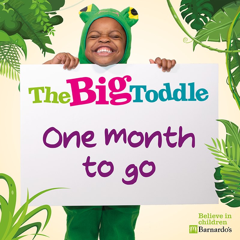 Can you believe it's only one month to go until #bigtoddle week 2023 starts? We are so excited to get toddling, we hope you are too! 🦁🦓🐒
