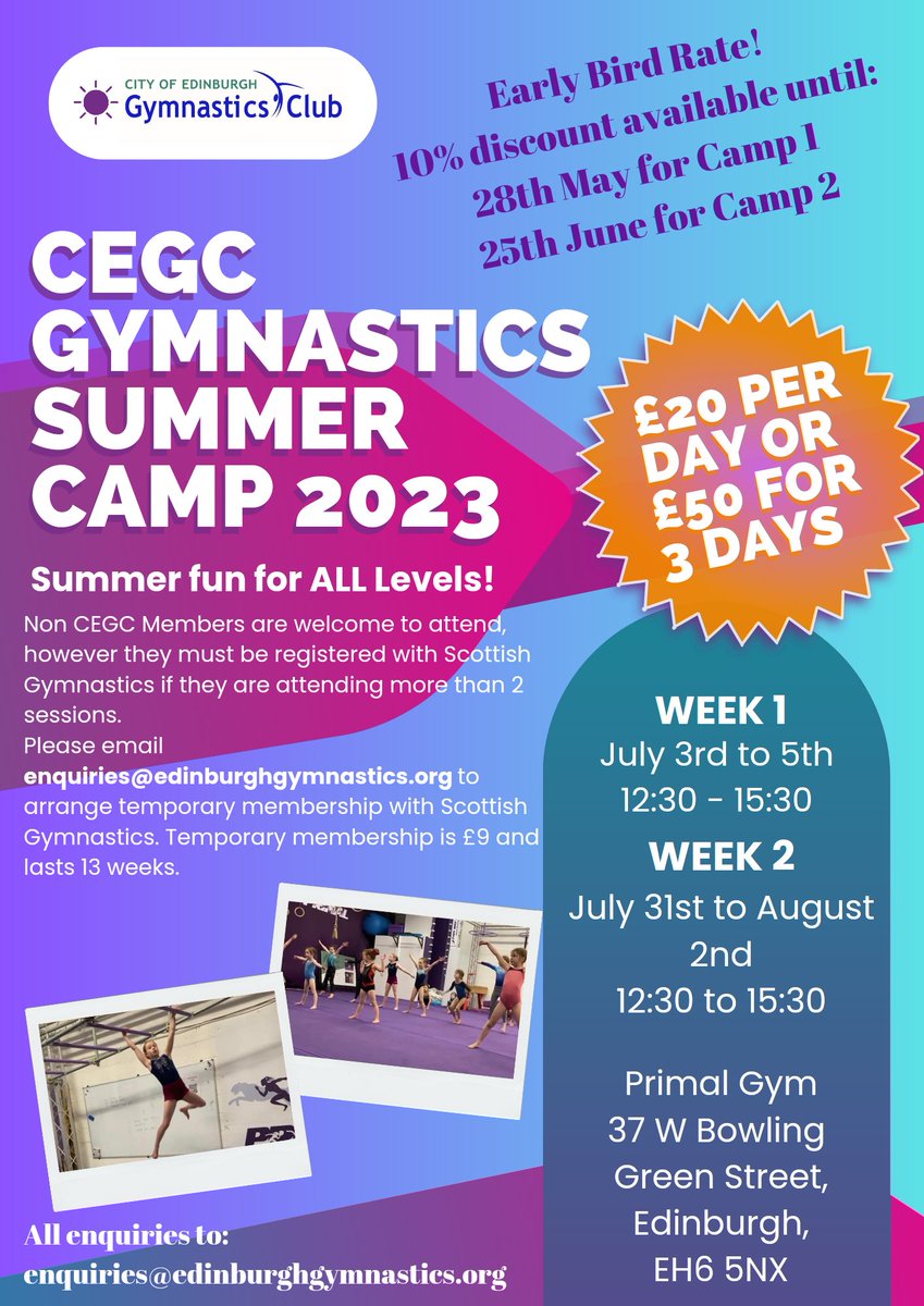 City of Edinburgh Gymnastics Club tweet media