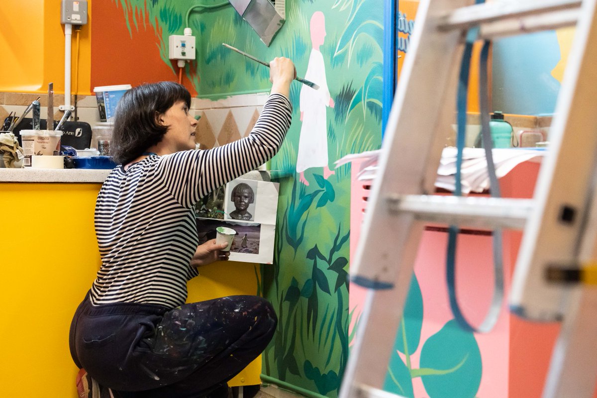 perthartgallery's tweet photo. They're not quite ready, but we ❤️ the new look for our toilets created by artists Lindsay Grime and Ellietype. What do you think of #PerthArtGalleryLoos so far?

📷 // @SallyJubb 

@MuseumToilets https://t.co/MqBTEZcyAQ