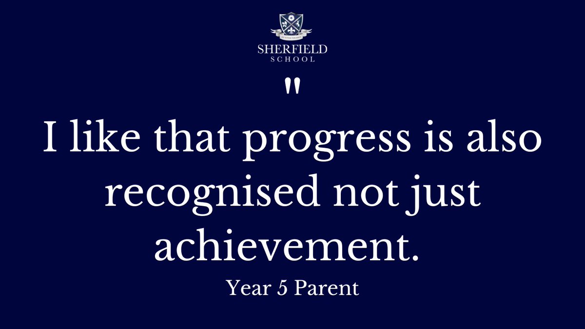 💬Feedback Friday! Another quote from our recent parent survey #SherfieldSeniorPrep #FeedbackFriday