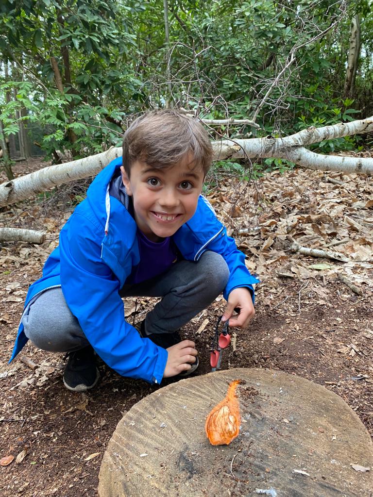 DHSPrep's tweet photo. More #bushcraft for Year 3 as they  learn how to light a fire using a #firesteel 🔥 @DukesEducation  @Wildchild_uk1 #outdoors #adventure #challenge #survival https://t.co/EfabLX9Lae