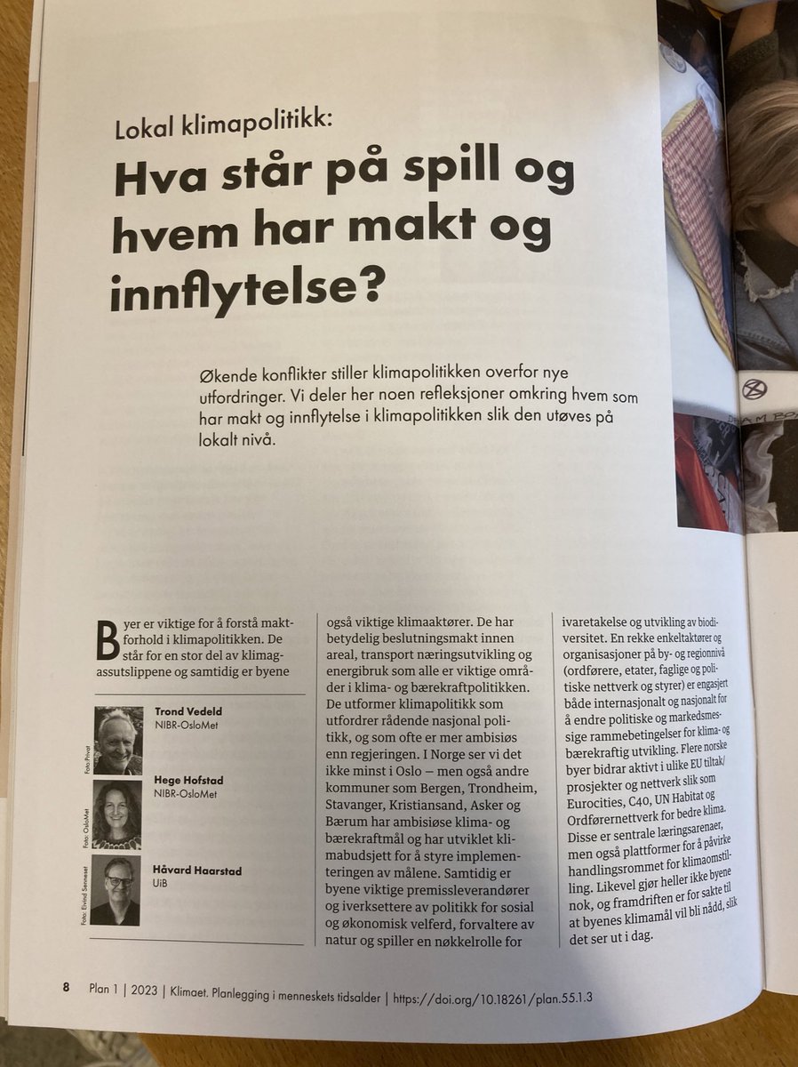 UiB CET (uibcet.bsky.social) (@uibcet) on Twitter photo đź“– A nice Friday read landed in our đź“® today. The <a href="/plantidsskrift/">Plantidsskrift</a> on climate featuring an interview with CET PhD <a href="/devyn_remme/">IdolEater</a> and an article on local climate policies with CET director <a href="/HavardHaarstad/">HĂĄvard Haarstad</a> and colleagues @HegeHofstad <a href="/TrondVedeld/">Trond Vedeld</a> from the #democlim project <a href="/OsloMet/">OsloMet</a> đź“– A nice Friday read landed in our đź“® today. The <a href="/plantidsskrift/">Plantidsskrift</a> on climate featuring an interview with CET PhD <a href="/devyn_remme/">IdolEater</a> and an article on local climate policies with CET director <a href="/HavardHaarstad/">HĂĄvard Haarstad</a> and colleagues @HegeHofstad <a href="/TrondVedeld/">Trond Vedeld</a> from the #democlim project <a href="/OsloMet/">OsloMet</a>
