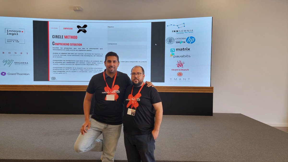 ymant's tweet photo. Hoy colaborando en el #ValenciaLegalHackaton buscando la mejora de procesos con la ayuda de la #InteligenciaArtificial https://t.co/zP73vhQDoC