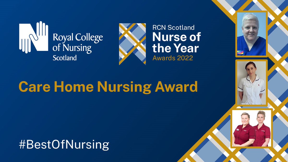 RCNScot's tweet photo. Our finalists in this category have made an outstanding contribution to care and quality of life for residents in a care home
https://t.co/2V3g8AwQDv https://t.co/AVUvhUYacM