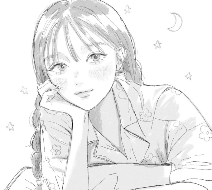 夜落書き