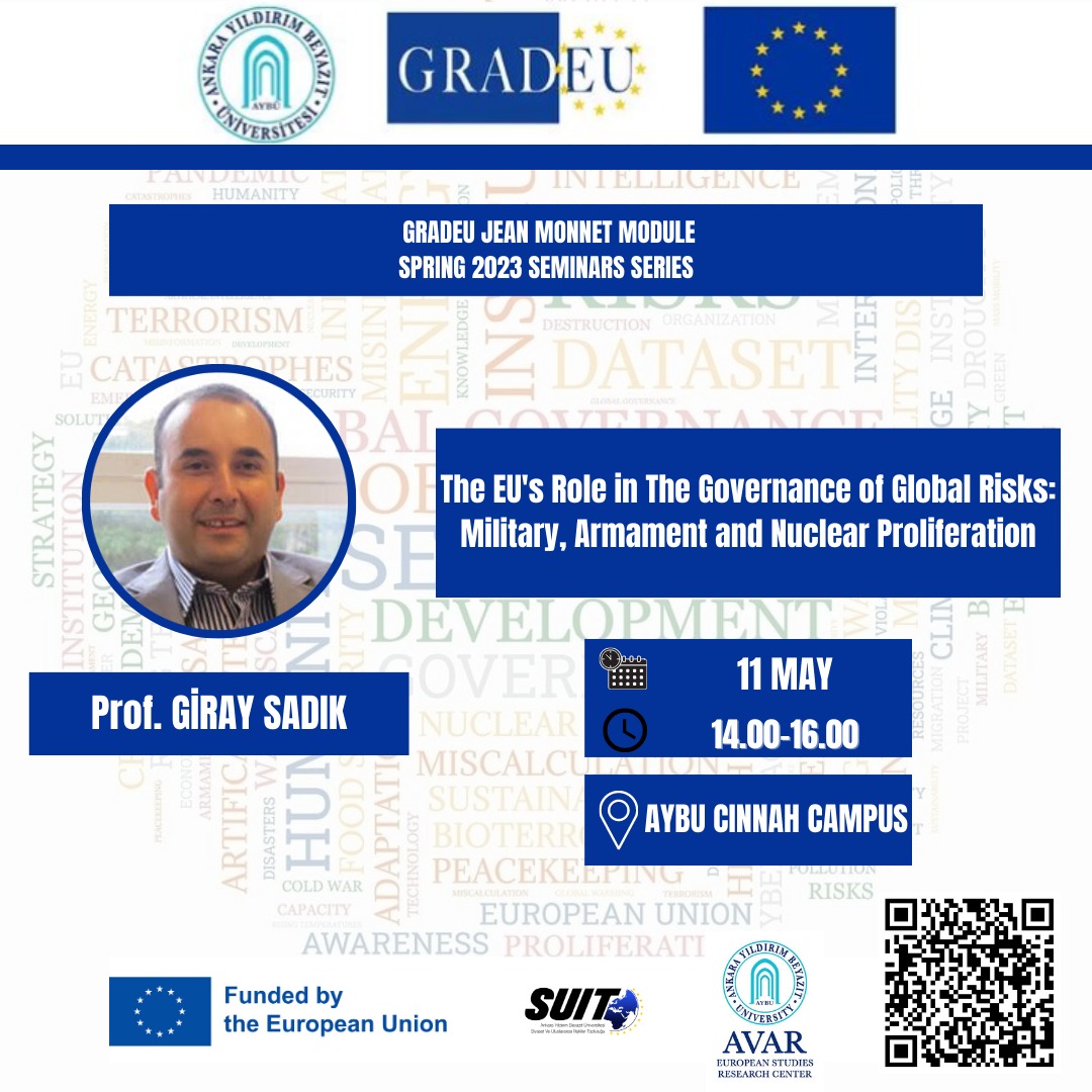 GirayPhD's tweet photo. As Director of @AVARAYBU it was great to speak @gradeujmonnet seminar. Thanks to @ErkamSULA &amp; team for organization and students for questions on #European security... @AybuSuit @inreaybu @aybusiyasal @ybuankara @frkkymkc @AvbirDT @ABBaskanligi @tekdemir_ipek @EUDelegationTur https://t.co/Rnl6cjZpnX