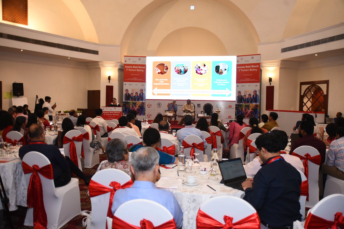 <a href="/aiims_newdelhi/">AIIMS, New Delhi 🇮🇳</a> organised 5th #AnemiaMuktBharat Partner’s Meeting, supported by <a href="/a_ncear/">NCEAR-A</a> <a href="/UNICEFIndia/">UNICEF India</a> <a href="/NutritionIntl/">Nutrition International</a>,10th May’23 
115 participants &amp; 60 org participated #Partnerships #Convergence <a href="/MoHFW_INDIA/">Ministry of Health</a> <a href="/NITIAayog/">NITI Aayog</a>  <a href="/MinistryWCD/">Ministry of WCD</a> <a href="/EduMinOfIndia/">Ministry of Education</a> <a href="/MoRD_GoI/">Ministry of Rural Development, Government of India</a> <a href="/AgriGoI/">Agriculture INDIA</a> <a href="/fssaiindia/">FSSAI</a>