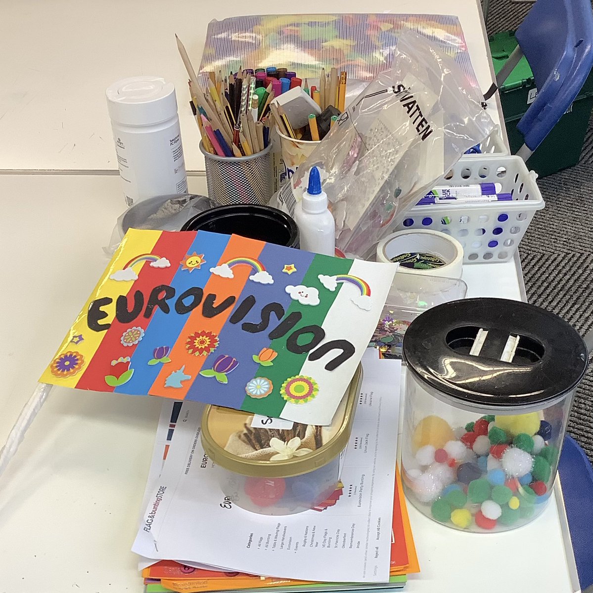 Join us today at Parr library for a fun Eurovision craft 3.30-4.30