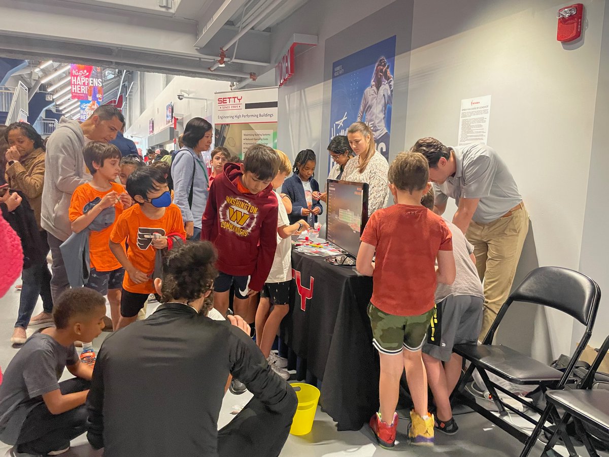 Setty_SA's tweet photo. An incredible experience at the @WashMystics' STEM Day! Grateful to the Mystics for the opportunity to participate and for hosting the event. Also, a pleasure to see our #designwork in action.

#STEMDay #engineeringdesign #architecturedesign #washingtondc #event #mepfp #mepdesign https://t.co/IwqHuSqLE3
