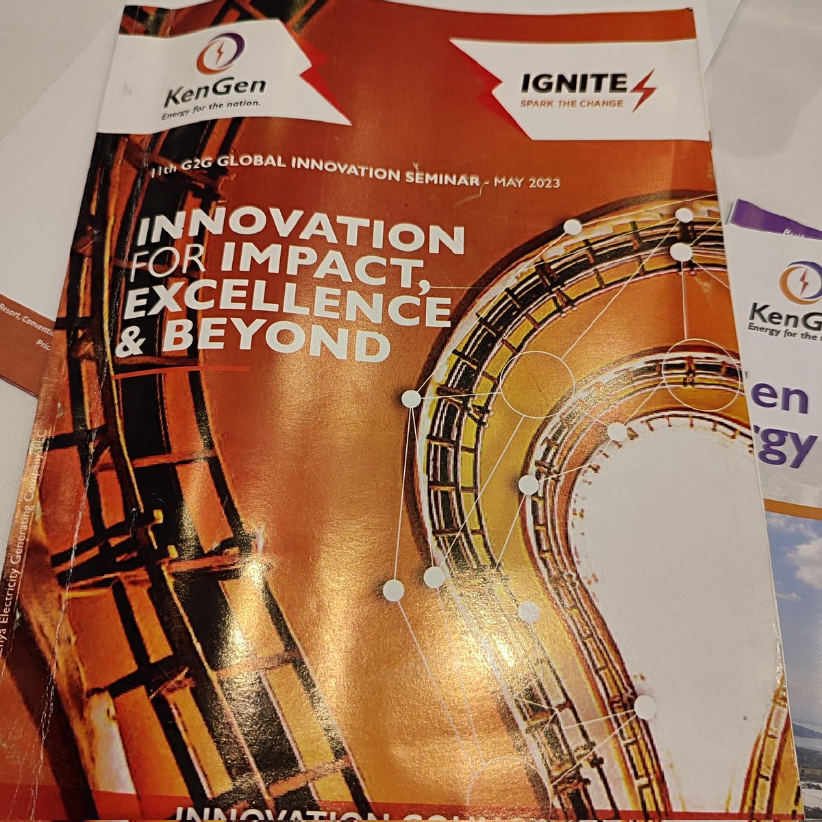 Honoured to be part of the ongoing #KenGenG2G2023 global Innovation seminar taking place at Pride Inn paradise hotel in Mombasa.
Alot of great innovations are being highlighted just as per our theme for the year.