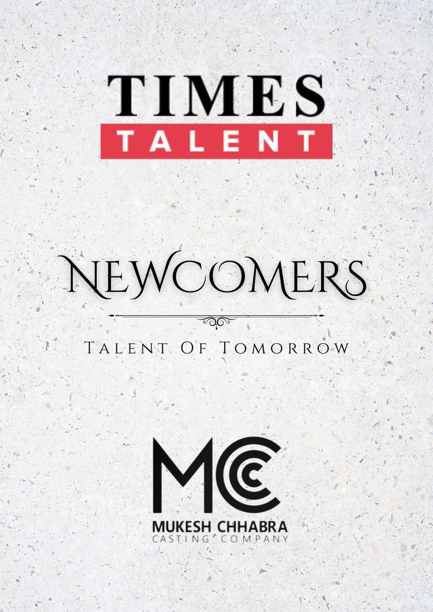 taran_adarsh's tweet photo. NEWCOMERS INITIATIVE - TIMES TALENT - MCCC JOIN HANDS… #TimesTalent agency [#FeminaMissIndia and #MissDiva pageants] and #MukeshChhabraCastingCompany [#MCCC] team up with #NewcomersInitiative.

This association will identify, nurture and provide a platform for upcoming actors and actresses to showcase their skills.

#MahaveerJain #MukeshChhabra 
#TimesTalent