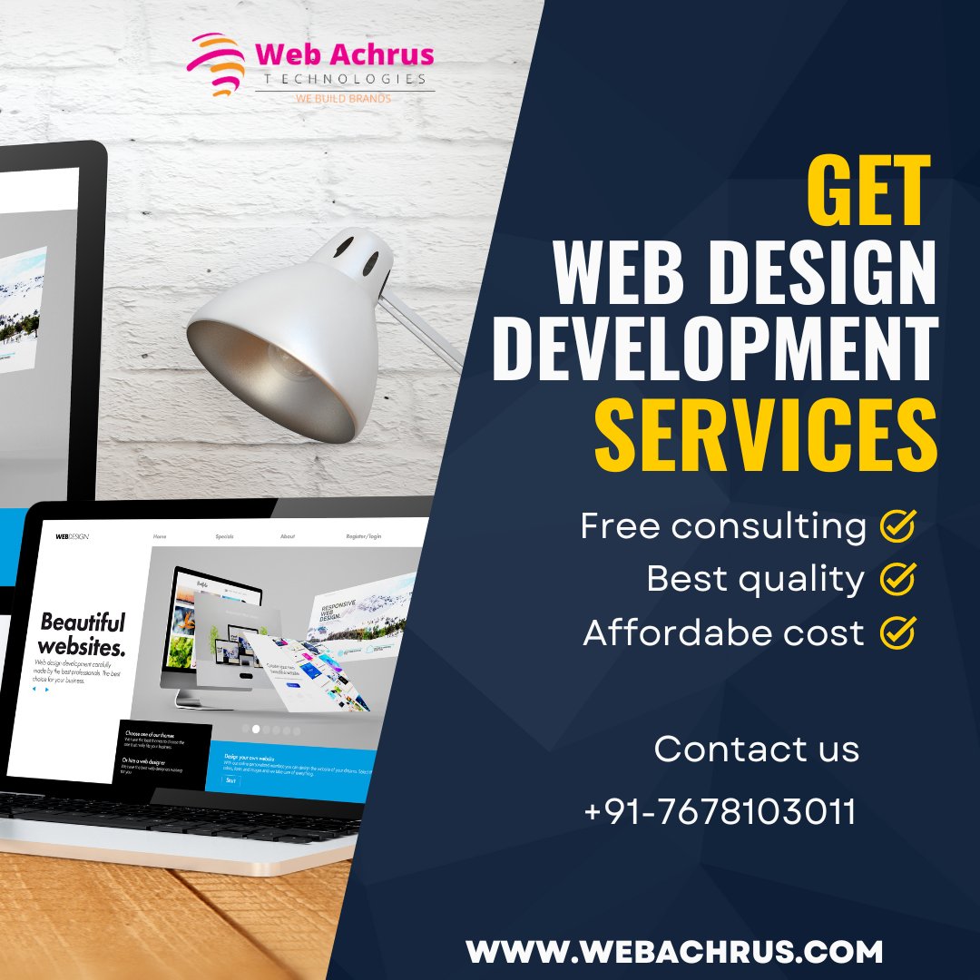 Web Achrus Technologies (@webachrus) on Twitter photo 🌟 Boost your online presence with a stunning website from zurl.co/NOjO!  🎨🖥️ Let's create a digital masterpiece for your brand! Contact us now at +91-7678103011. #WebDesign #WebDevelopment #DigitalMarketing 💻🌐📲 🌟 Boost your online presence with a stunning website from zurl.co/NOjO!  🎨🖥️ Let's create a digital masterpiece for your brand! Contact us now at +91-7678103011. #WebDesign #WebDevelopment #DigitalMarketing 💻🌐📲