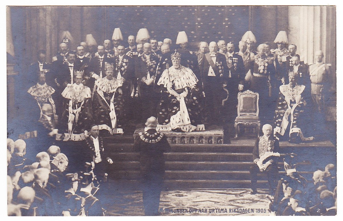 Den 12 maj 1873 kröntes Oscar II till Sveriges kung i Storkyrkan i Stockholm. Oscars kröning är den sista (senaste?) kröningen i svensk historia eftersom Gustav V när han blev kung valde att avstå kröning. #dagensdatum