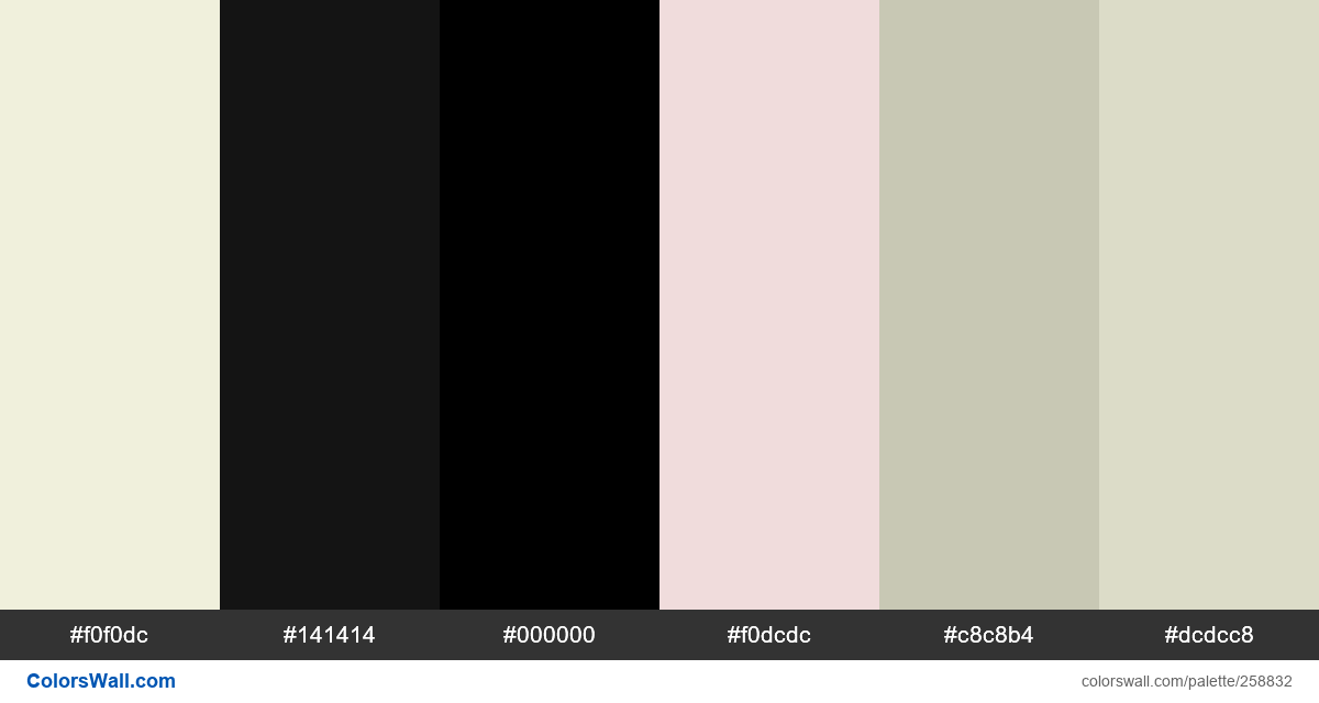 colorswall's tweet image. Typography futurist logo grid hex colors #f0f0dc, #141414, #000000, #f0dcdc, #c8c8b4, #dcdcc8 colors palette colorswall.com/palette/258832