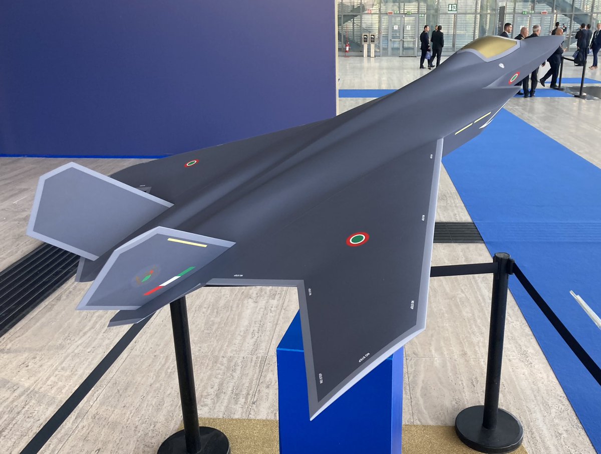 Rotorfocus's tweet image. The shape of #GCAP/#Tempest appears to be firming up here in Italy too, as the @ItalianAirForce continues to celebrate its centenary year.
