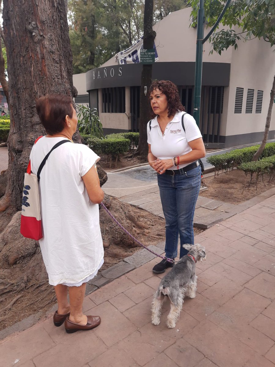 PatriciaAlfaro's tweet photo. Siempre es un placer poder platicar con las vecinas y vecinos.
En esta ocasión nos tocó visitar el #ParquePostal y #ParqueModerna
En breve daremos los comentarios.
#YoCuidoMiParque https://t.co/bSK39y5v0f