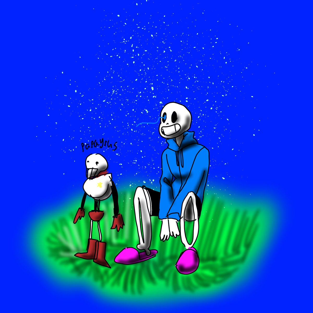 Angelthekitty2's tweet photo. Tada!!!! I drew sans 4 u uwu https://t.co/FjMPaIAhch