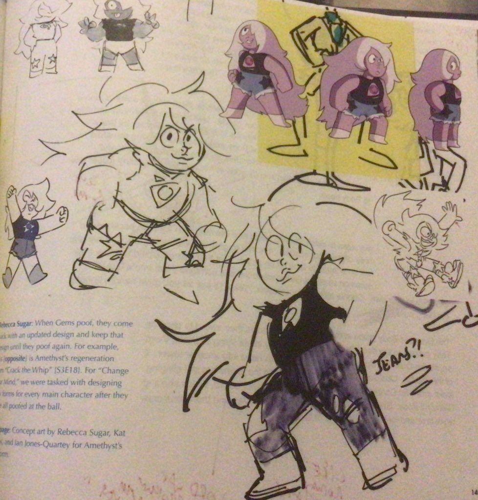 DailyAmethyst's tweet image. From the End of An Era artbook 
#StevenUniverse