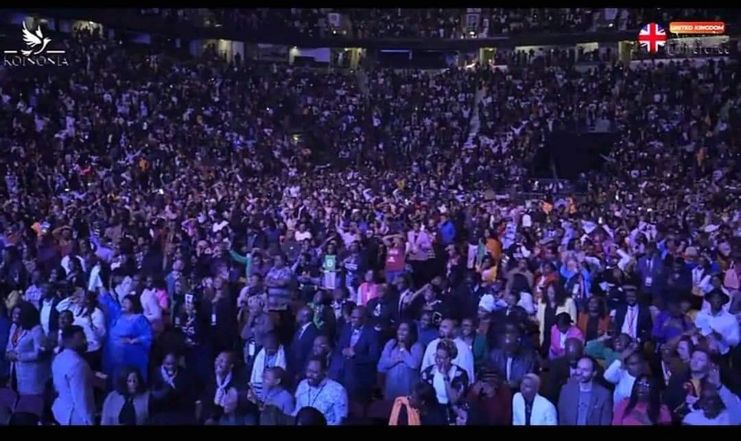 Apostle Joshua Selman &amp; Minister Nathaniel Bassey shut down the biggest indoor arena in the UK for Jesus.

Renting out the biggest indoor venue (AO) in the UK, 21,000 capacity for Christ without entry fee or offering!
Jesus is still in the business of saving souls &amp; doing wonders
